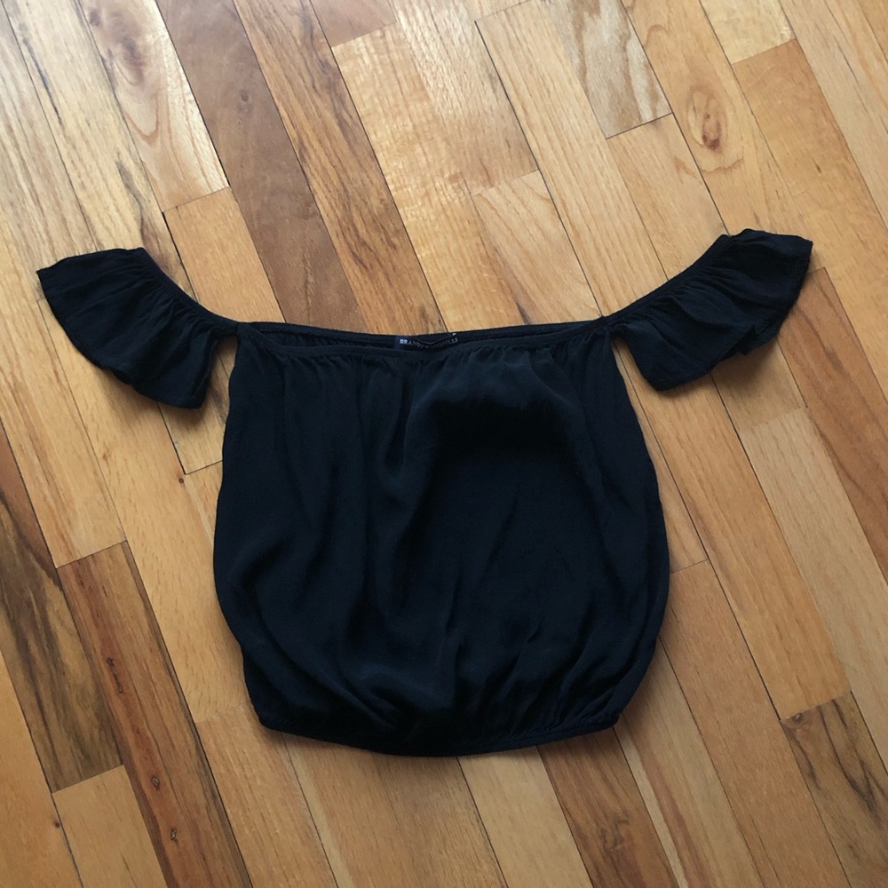 Brandy Melville Beccah Top (Black)